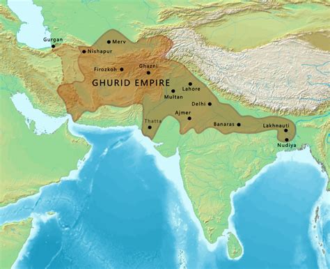 L’invasion de Muhammad Ghori sur le sultanat Ghurid et l'impact décisif sur la région indienne médiévale